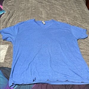 Women’s Blue V-Neck T-Shirt